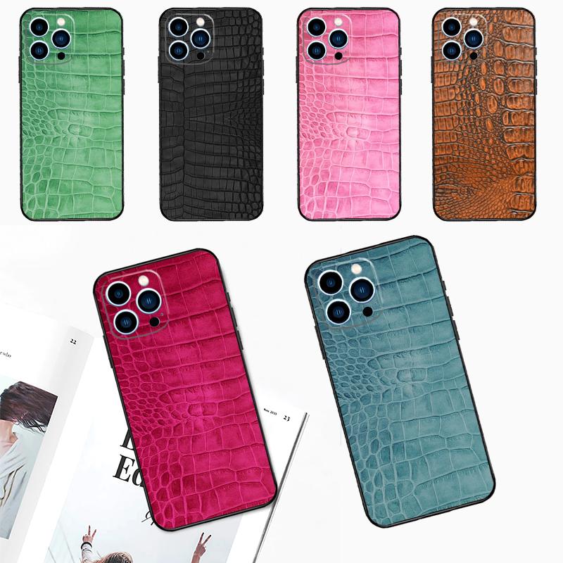 Чехол с принтом под крокодила для Samsung Galaxy A54 A34 A14 A13 A23 A33 A53 A52 A32 A12 A56 A36 A16 A15 A35 A55 A17