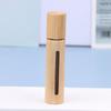Бамбуковый рулонный флакон 3/5/10 мл, деревянный роликовый флакон, эфирное масло, блеск для губ, многоразовый тюбик, пустая банка, стеклянная бутылка для духов, 1 шт.