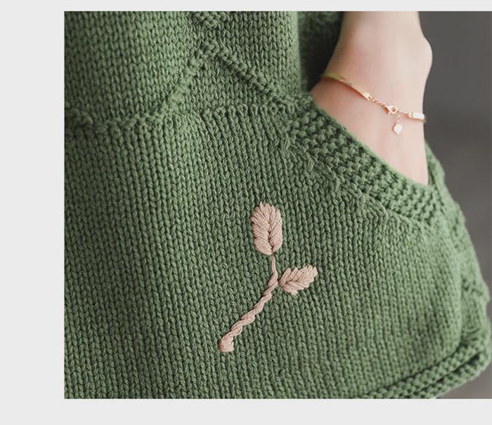 Ladies' Hooded Retro Knit Vest - 2024 Spring/Autumn Waistcoat Layered Top