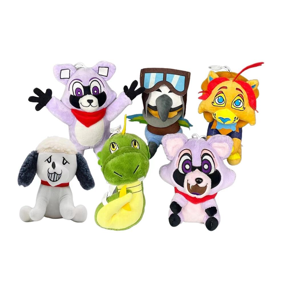 Indigo Park Bird Mollie Macaw Monster Мягкие игрушки Rambley The Raccoon Мягкие игрушки Куклы Подушки Мягкие игрушки для детей и любителей игр