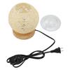 Adjustable Rattan Table Lamp Dimmable Woven Aromatherapy Lamp Night Light for Living Room Bedroom Dorm Decoration