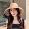 2025 Новая летняя женская шляпа от солнца с большим карнизом и защитой от ультрафиолета, шляпа-ведро, защита от солнца, пустая шляпа-цилиндр, шляпа от солнца
