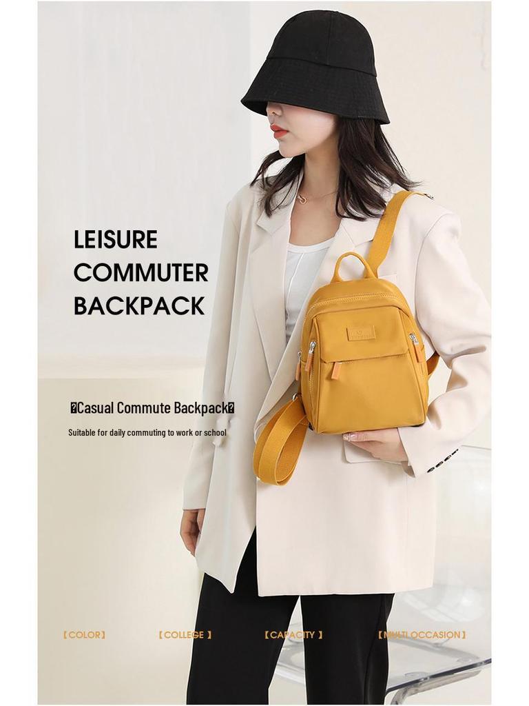 Женский мини нейлоновый повседневный рюкзак - Модная школьная и дорожная сумка