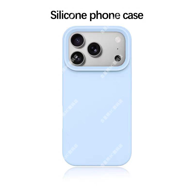 Высококачественный чехол из жидкого силикона для iPhone 13, 14, 15, 16, 17 Pro Max - Женская версия