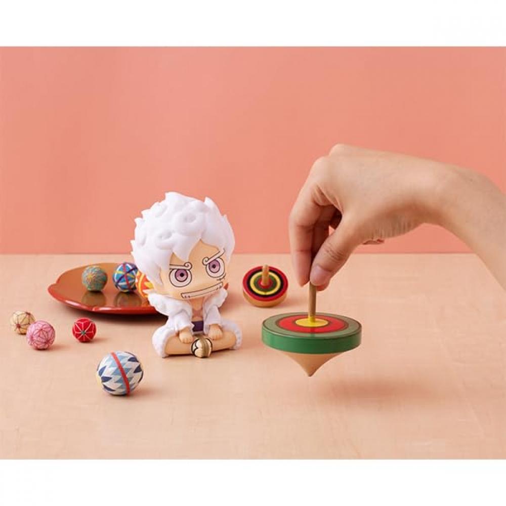 Лукаппу ONE PIECE Обезьяна D. Луффи Гир 5 примерно. 110 мм окрашенная подвижная фигурка из ПВХ