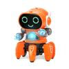 Electric Six-Claw Dancing Octopus Robot Toy with Lights and Music for Kids