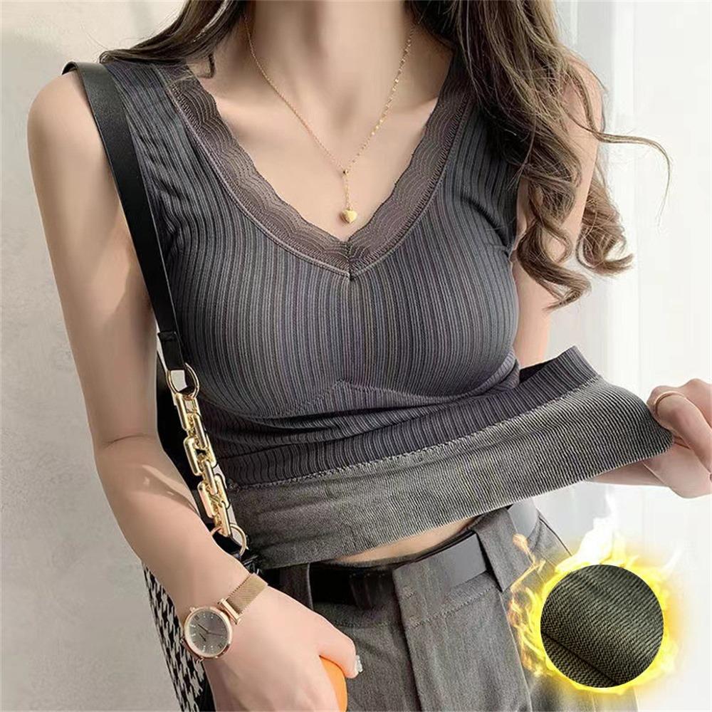 Зимняя одежда Терморубашка Нижнее белье Модный теплый топ для женщин