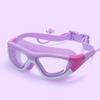 Children Swim Goggles Earplug 2 In 1 Set Anti-Fog HD Lens Silicone Protection Swimming Goggles for 4-15 Years Children In Pool