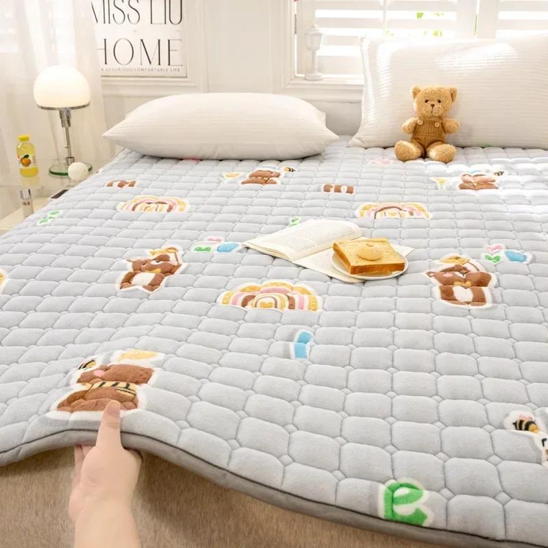 100% водонепроницаемые матрасы ультратонкий складной хлопковый матрас для кровати складной татами спальня отель для односпальной кровати двойной мульти двуспальная кровать размера «king-size»