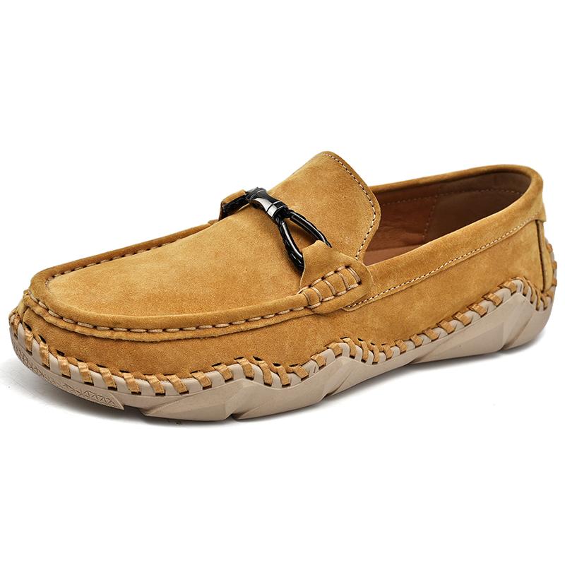Men Genuine Leather Casual Leather Shoes Men Loafers Comfortable Driving Shoe Moccasins Man Flats Shoes