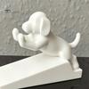 Водонепроницаемый грязеотталкивающий дверной упор, 3D-печатный мультяшный собачий стопор, милый держатель-животное, декоративный напольный стопор, нескользящий, для защиты стен