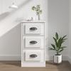 VidaXL Buffet White High Gloss 36x35.5x67.5 Cm Engineered Wood 816218