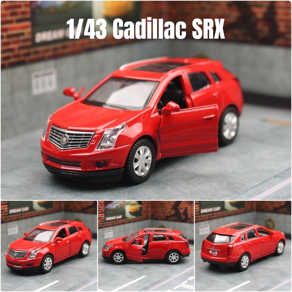 1/43 Cadillac SRX Внедорожник Литой Металлический Игрушечный Автомобиль Модель для Детей Инерционная Машинка Миниатюрная Коллекция Подарок Ребенок Мальчик Спичечный Короб