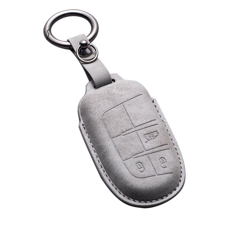 Чехол для ключа автомобиля для Compass, Renegade, Cherokee, Wrangler – Унисекс Аксессуар для ключей и Брелок-подвеска