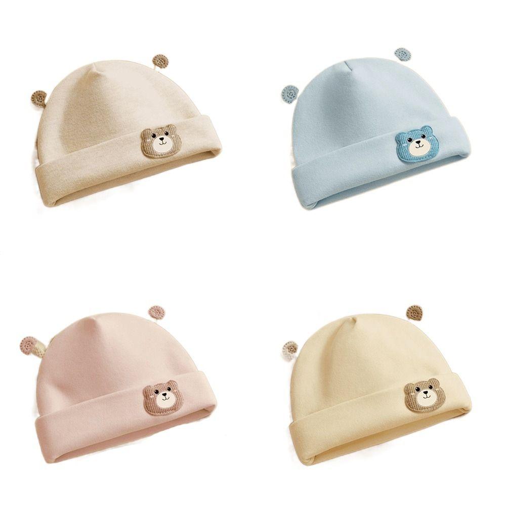 Plush Baby Warm Hats Winter Warm Newborn Pullover Hat New Beanie Outdoor