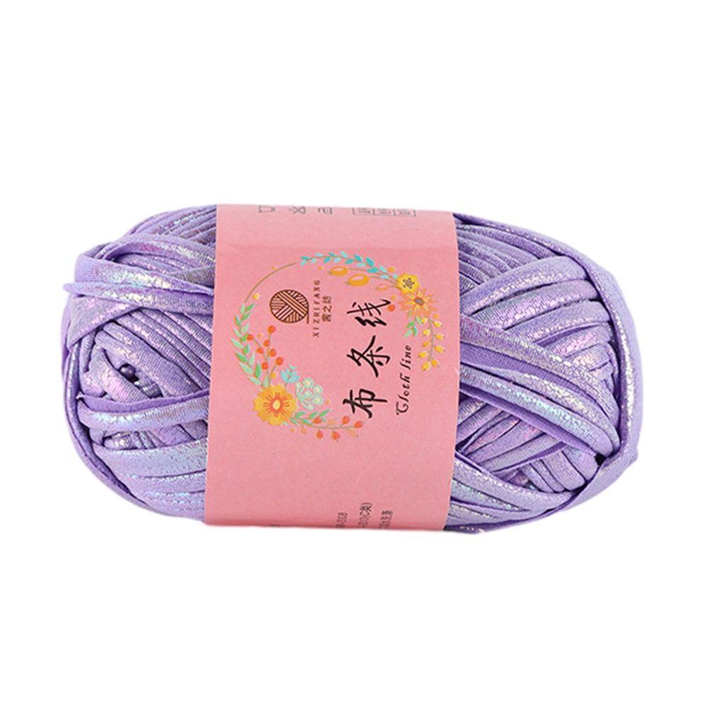 100 г Пряжа для вязания крючком Magic Color Имитация кожи DIY Ручное вязание Новинка Моток пряжи Сумка Плед