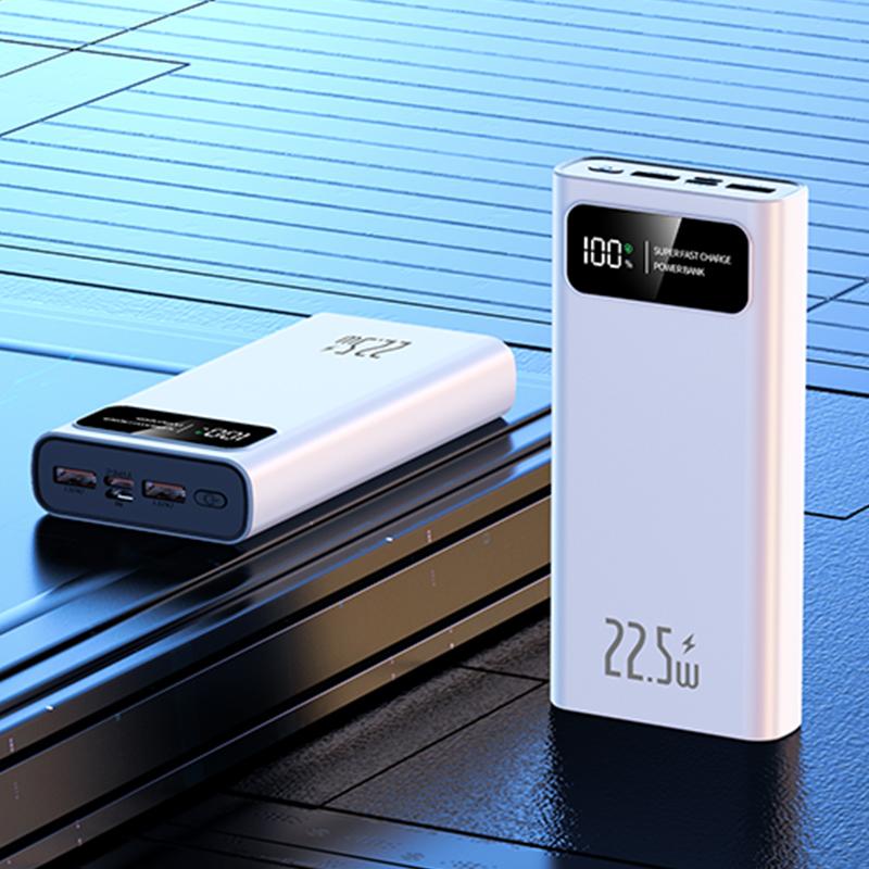 22,5 Вт сверхбыстрая зарядка мобильного внешнего аккумулятора 50000 мАч большой емкости внешний аккумулятор