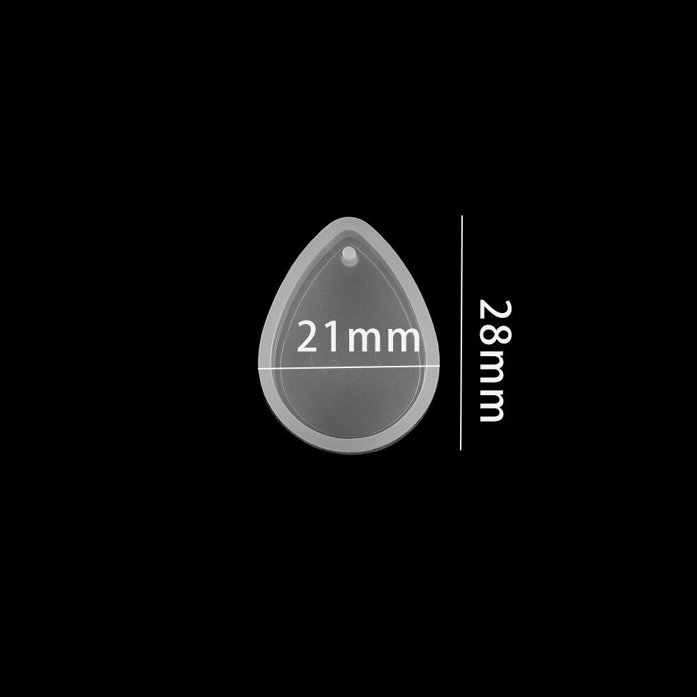 5Pcs Pendant Resin Epoxy Molds Mixed Size Casting Silicone UV Resin Molds For DIY Jewelry Making Findings Supplies Accessories