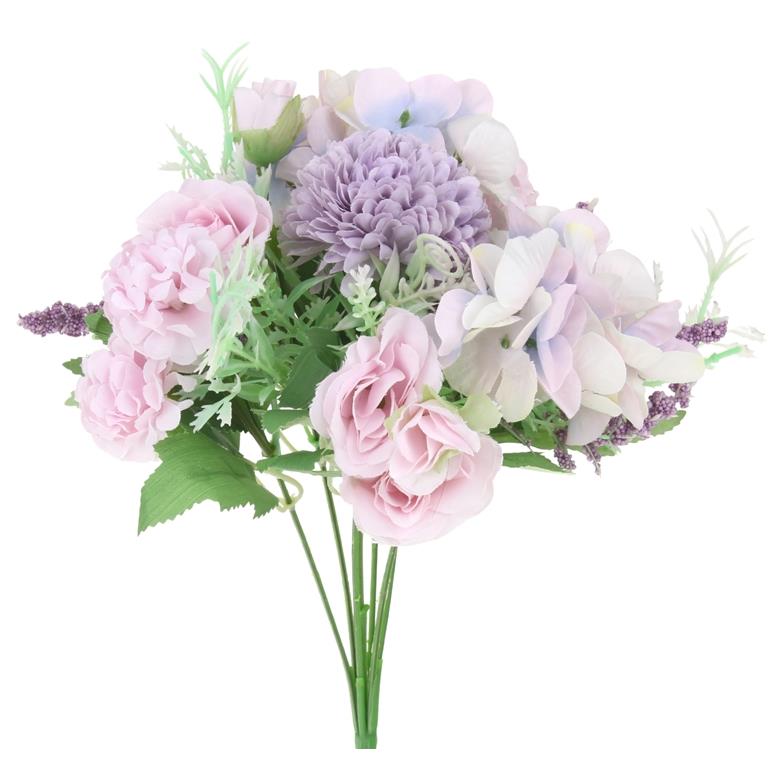 Chrysanthemum Roses Bouquet Artificial Flowers for Vase Composition Purple