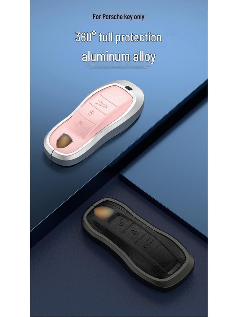 Porsche Key Case for Panamera, Macan, Cayenne, Taycan, 718, 911