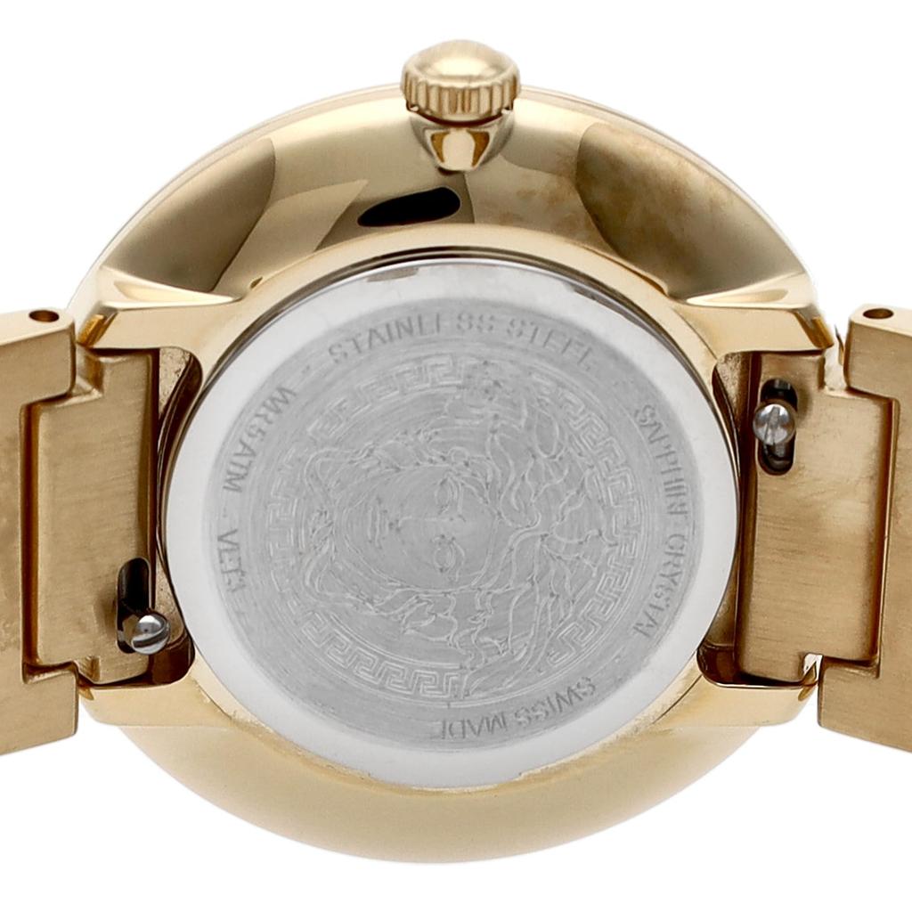 Watch Virtus Mini Venus Mini Black Dial Stainless Steel Sapphire Glass Quartz 28MM Swiss Watch VET300921 Gold [Versace] Women's [Item]