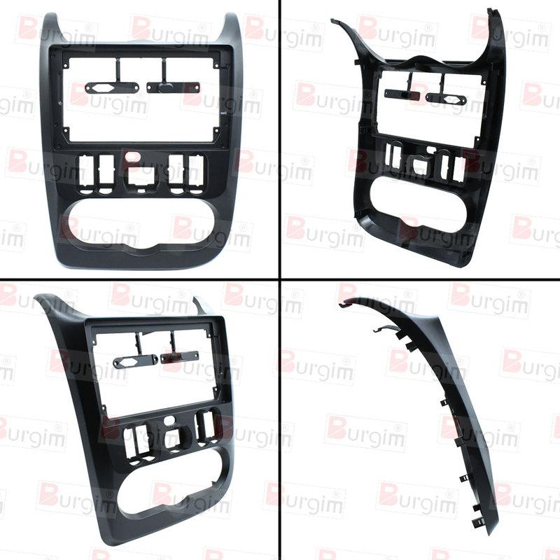 Car Radio Frame For Renault Logan Sandero Lada Largus Lergus Dacia Duster 9 inch Stereo Panel Harness Wire Power Cable Canbus