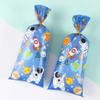 Space-Themed Plastic Gift Bags Disposable Birthday Party Decoration Kids Boy Wedding Birthday Party Supplies Favors Baby Shower