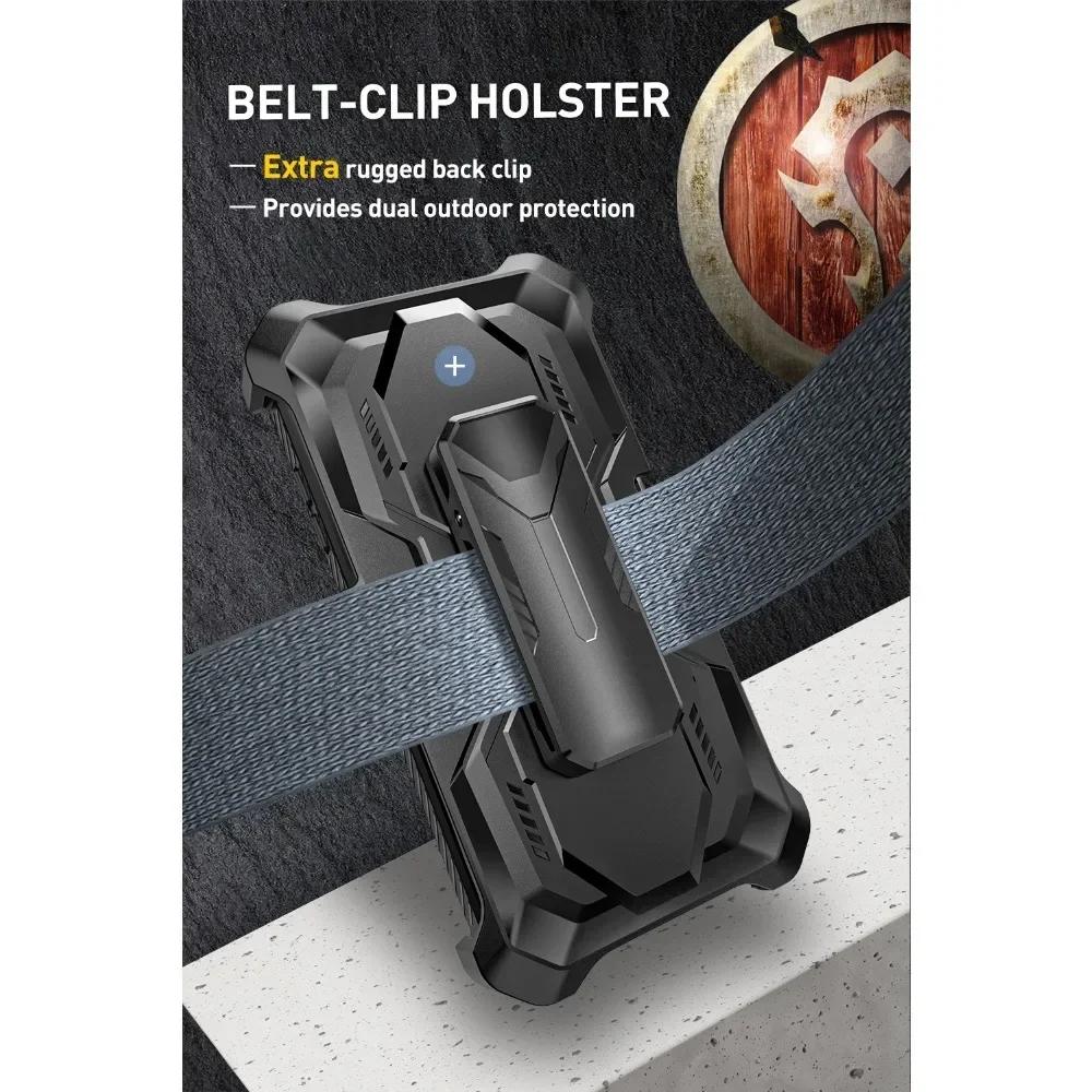 Для iPhone 16 15 14 Plus 13 12 11 Pro Max Armor Rugged For MagSafe Магнитный чехол для телефона с держателем кольца и зажимом для ремня