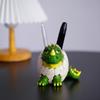 Dinosaur Figure Small Plant Holder Resin Desktop Decoration for Indoor Outdoor Use