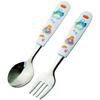 Nagao Spoon and Fork Ben Betty Dishwasher Made in Japan Children's Set, & Design, 13.8cm, Safe,