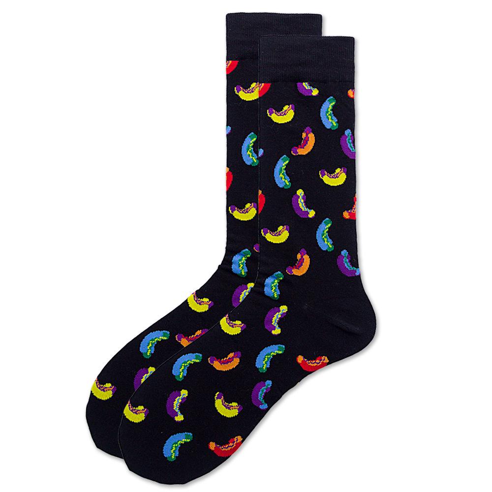 New INS Beer Corn Men's and Women's Socks Watermelon Dog Sushi Tide Socks Dog Socks Comfortable Breathable Socks