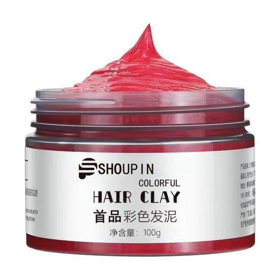 100 мл одноразовый крем-краска для волос, красочные натуральные растения, моющиеся, безопасные для мужчин и женщин, унисекс, временная краска для волос, воск, мгновенная прическа, цветной глиняный гель