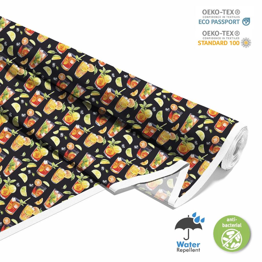 Outdoor Dekostoffe Oxford - Motiv Cocktail | Dx8483
