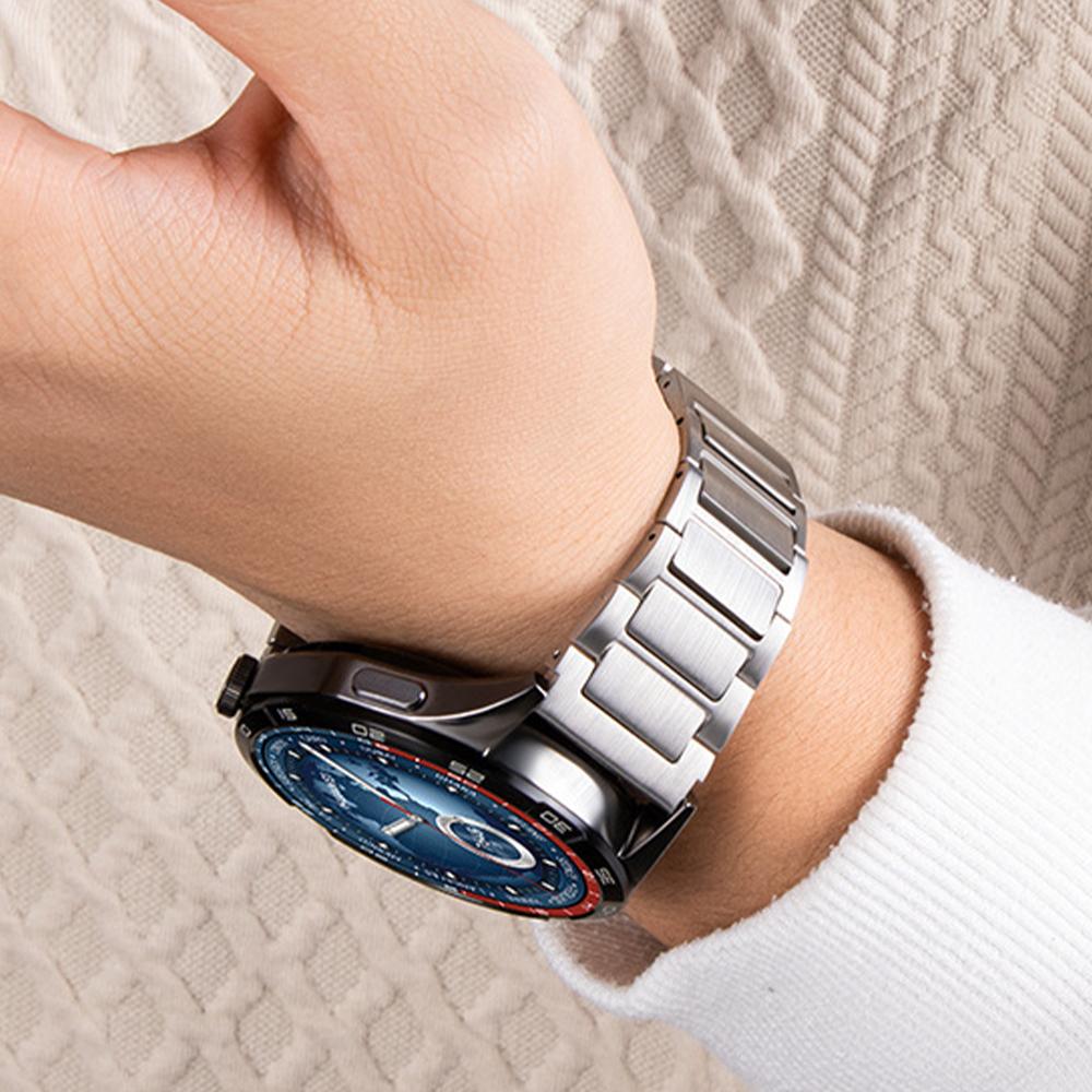 22-миллиметровый ремешок из нержавеющей стали для Huawei Watch GT6 5 Pro 46 мм Watch 5 4 Быстросъемный ремешок для Amazfit Balance 2 1 OnePlus Watch 3