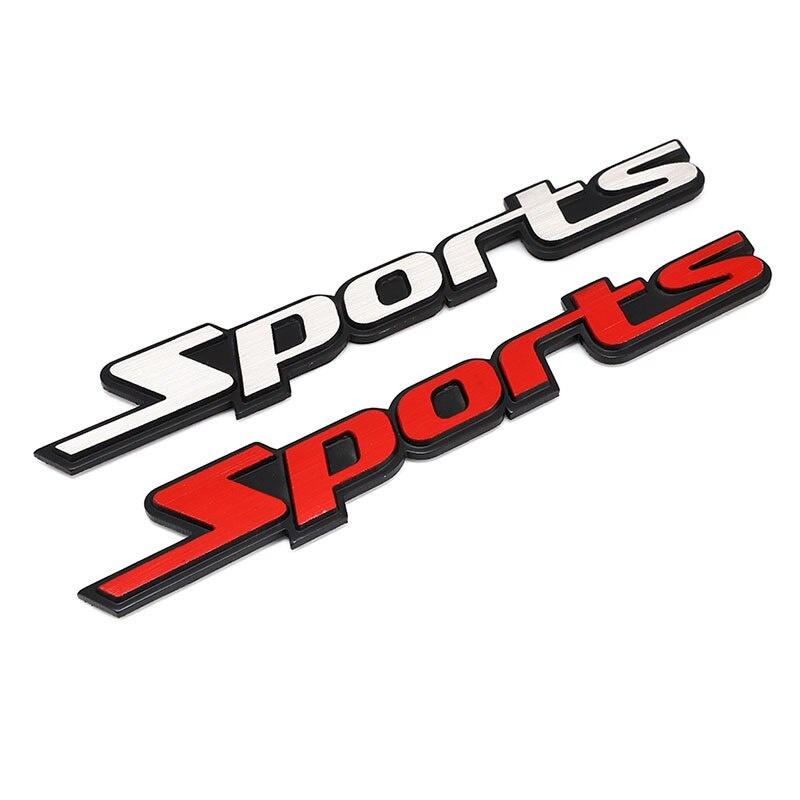 Металлические спортивные логотипы, наклейки на автомобиль, эмблема, значок, наклейки