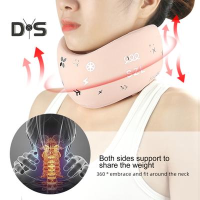 Фиксатор для шеи из пены с эффектом памяти, облегчение боли в шее, облегчение давления на позвоночник, регулируемый поддерживающий бандаж для шеи, портативный, для мужчин и женщин, эргономичный шейный воротник для сна