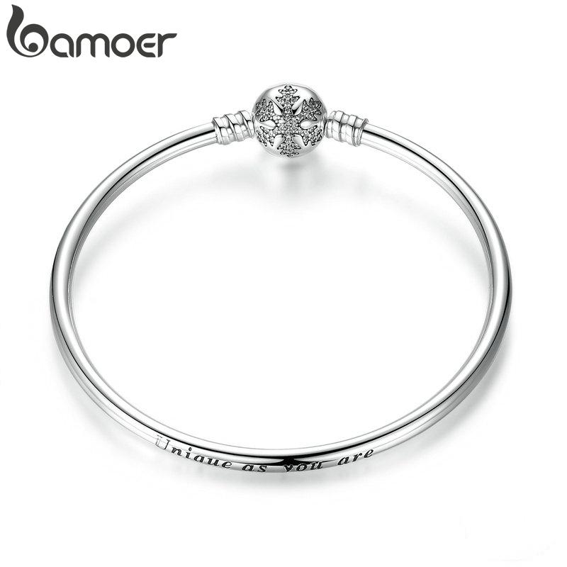Женский браслет BAMOER из стерлингового серебра