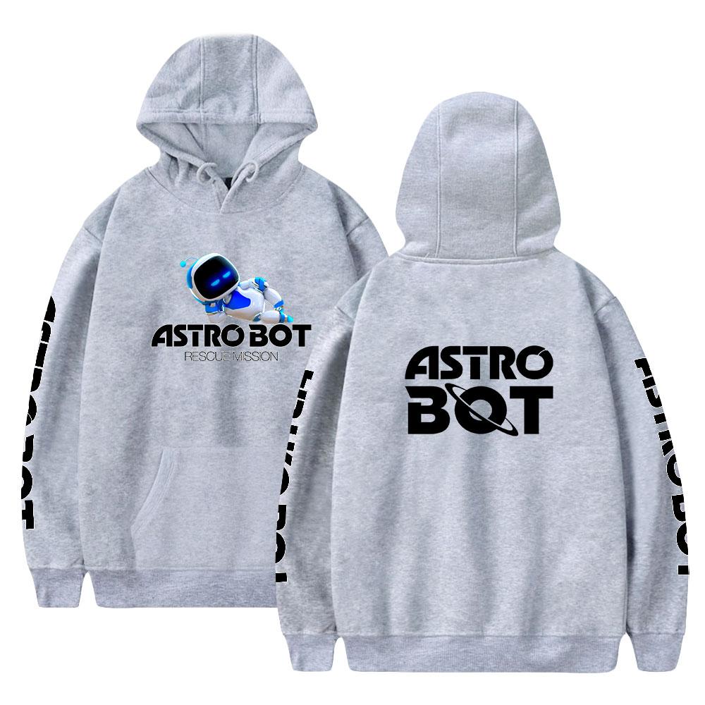 Мужские и женские толстовки с капюшоном Astro Bot Аниме-толстовки Аниме-стритвэйр Харадзюку Повседневные толстовки с капюшоном с принтом