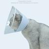 Soft Pet Protective Collar Clear Cat Elizabethan Ring Reusable Cat Recovery Cone Collar  for Neck