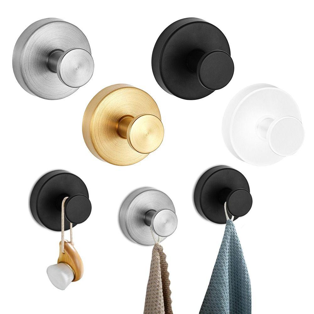 Waterproof Towel Holder Metal Clothes Hooks New Wall Hanger for Bathroom