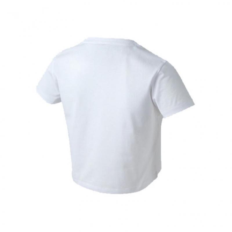 New Balance Half Club Nbned2w582 Wh Center Logo Slim Fit Short Sleeve Tee Women ST ShirT