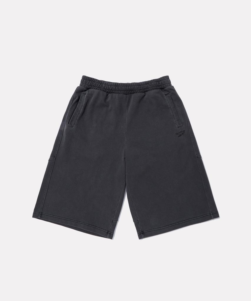 REEBOK Garment-Dyed Bermuda Shorts - Charcoal