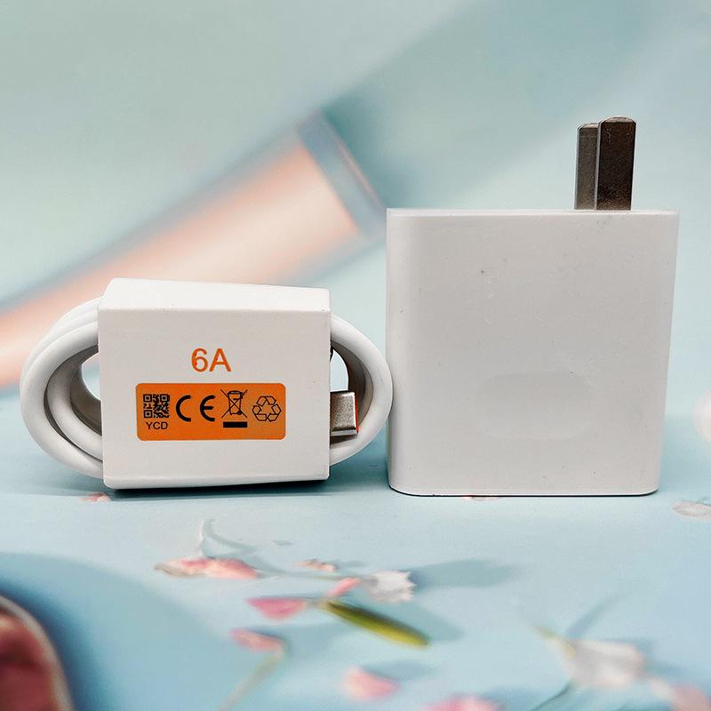 Сверхбыстрое зарядное устройство 66 Вт с кабелем Type-C для серии Huawei Honor (Сертифицировано 3C)