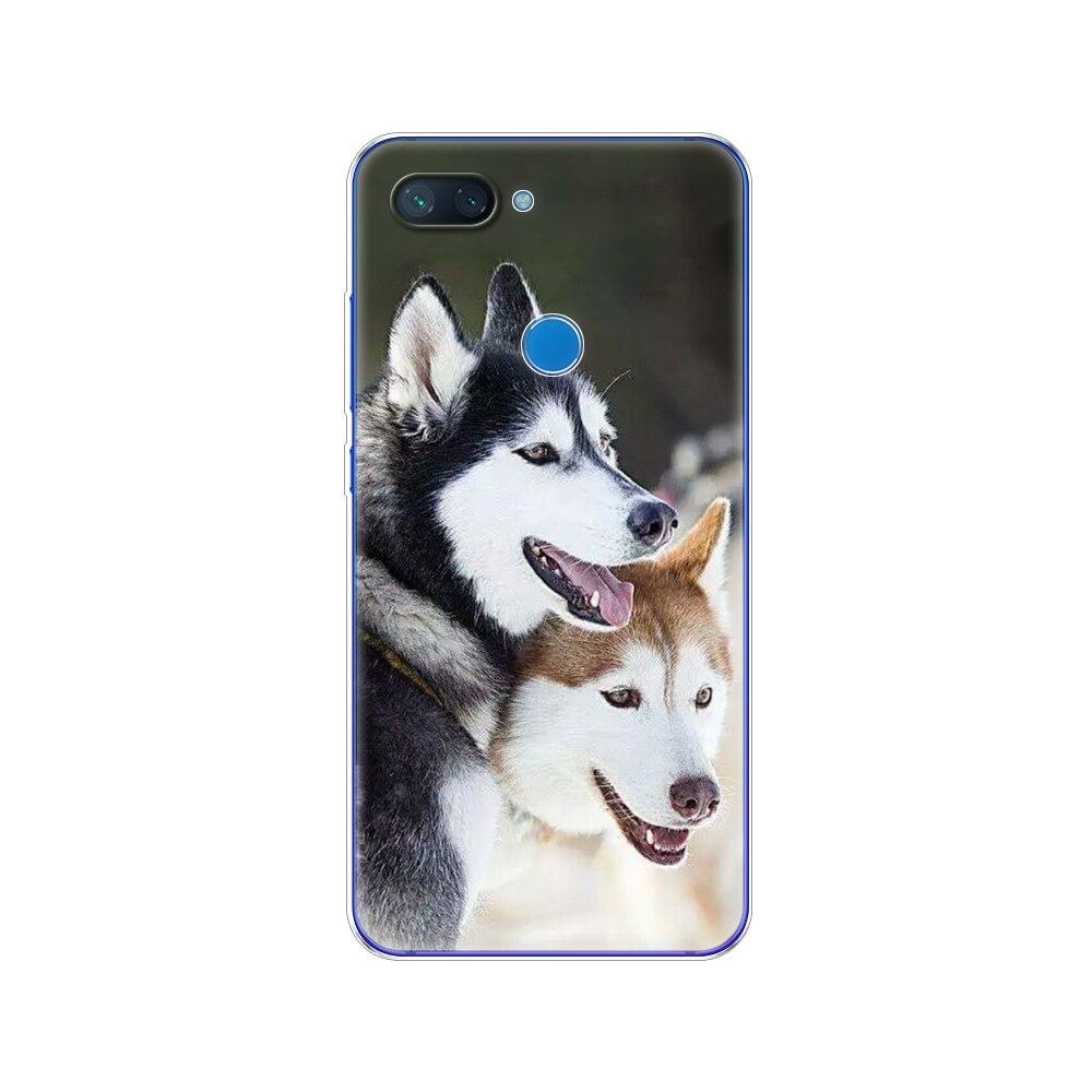 Силиконовый чехол для xiaomi mi 8 LITE, чехол 6,26 дюйма, прозрачный чехол из ТПУ для xiaomi mi 8 lite, задняя крышка для xiaomi mi 8, чехол, сумка-капа