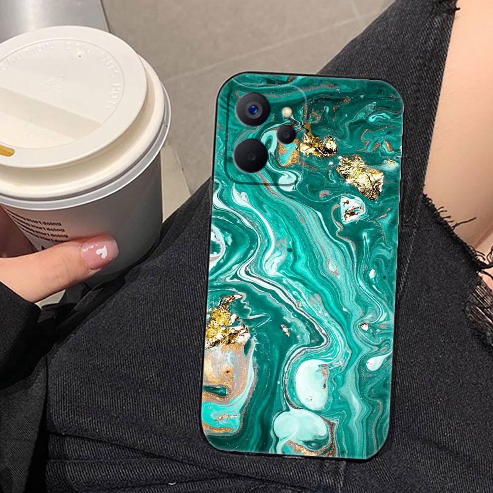 Акварельная Мраморная Чехол для Телефона Для Realme C75 C71 C65 C63 C55 C53 C35 C33 C30 C21 C11 7 6 5 GT NEO 2 NARZO 50 X50 Чехол