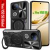 Slide Lens Push Window Armor Funda for Vivo V50 5G Global Case for Vivo V50 5G Global Case Magnetic Ring Stand Holder Cover
