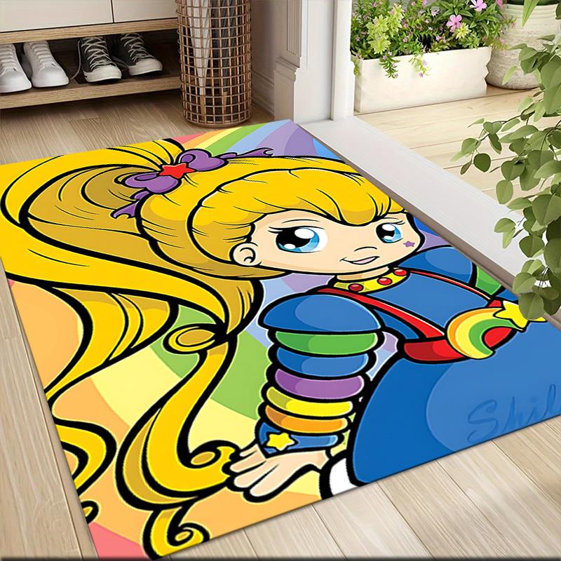 1Pc Rainbow Brite Adventure Carpet Rug Customizable Soft Washable Antislip Home Living Room Sofa Mats Personalized Rug 0917133