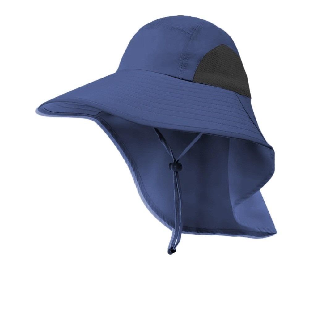 Wide Brim Sun Hat Adjustable Bucket Hat New Beach Cap Hiking Fishing