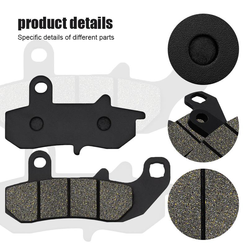 Motorcycle Rear Brake Pads for Suzuki RG125 Gamma RG 125 Wolf 1992-1994 DR600 DR750 1989 DR650 DR 650 RS RSE 89-93 DR800 1990