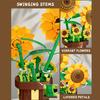 291Pcs Sunflower Potted Plant Building Block Eternal Flower Bricks Home Decoration Assemble Bricks Toys Kids Girl Gift